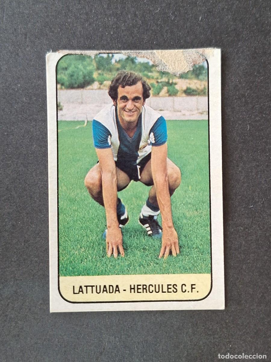 Cromos de f&uacute;tbol: L3 LATTUADA HERCULES C. F. LIGA ESTE 1978 1979 78 79 DESPEGADO RECUPERADO