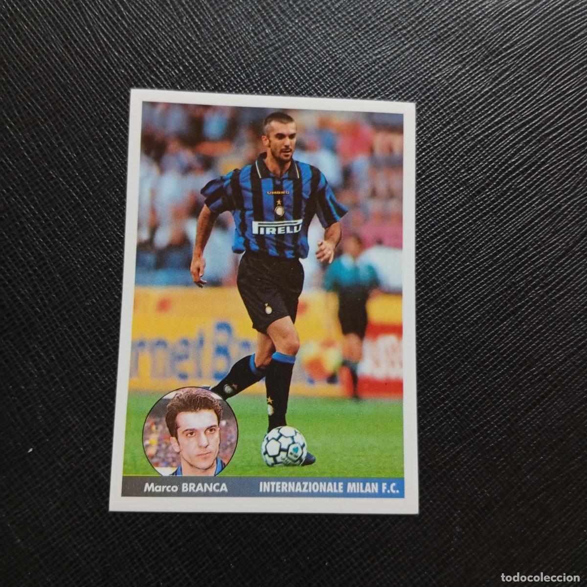 Cromos de f&uacute;tbol: 130 BRANCA INTER MILAN PANINI 1996 1997 LOS MEJORES EQUIPOS DE EUROPA 96 97 SIN PEGAR - A62 PG55 B