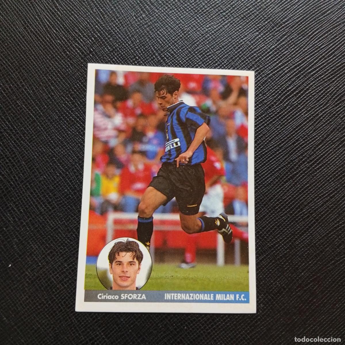 Cromos de f&uacute;tbol: 126 SFORZA INTER MILAN PANINI 1996 1997 LOS MEJORES EQUIPOS DE EUROPA 96 97 SIN PEGAR - A62 PG55