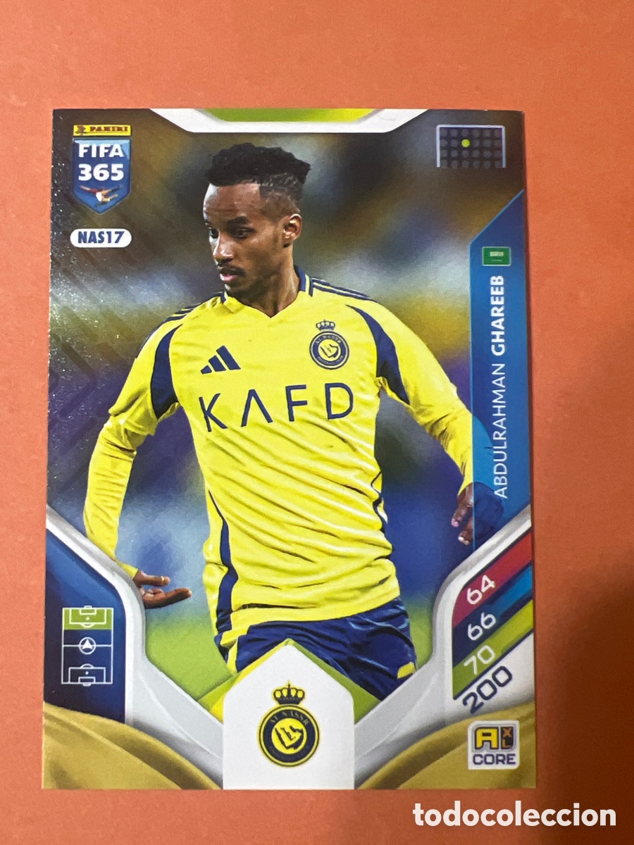 Cromos de f&uacute;tbol: E198. Abdulrahman Ghareeb NAS17 Adrenalyn XL Fifa 365 2026 Al-Nassr