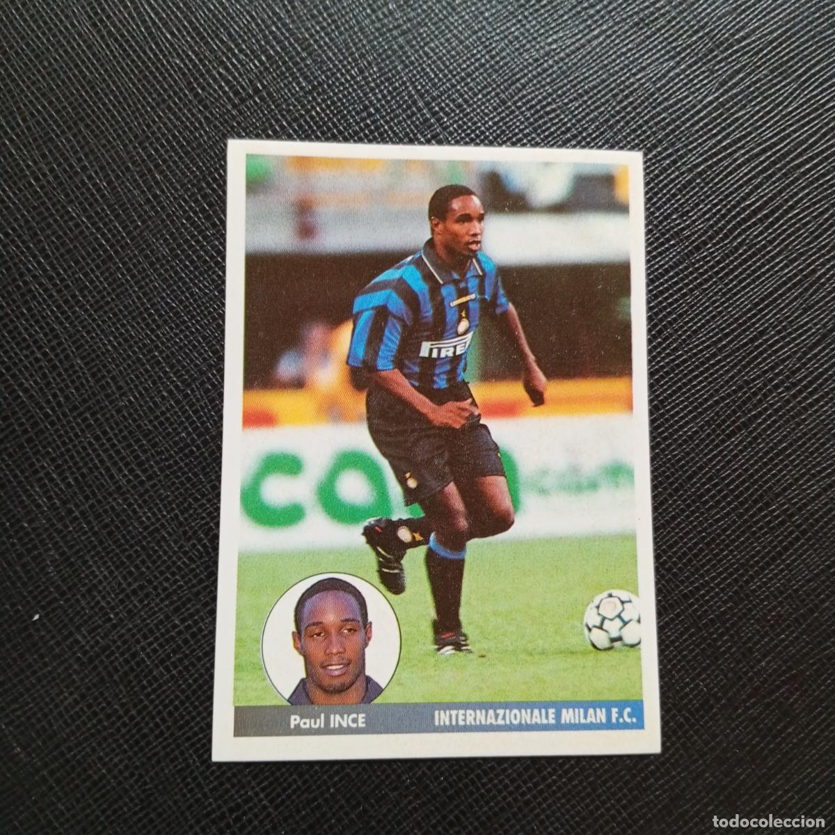 Cromos de f&uacute;tbol: 125 PAUL INCE INTER MILAN PANINI 1996 1997 LOS MEJORES EQUIPOS DE EUROPA 96 97 SIN PEGAR - A62 PG55