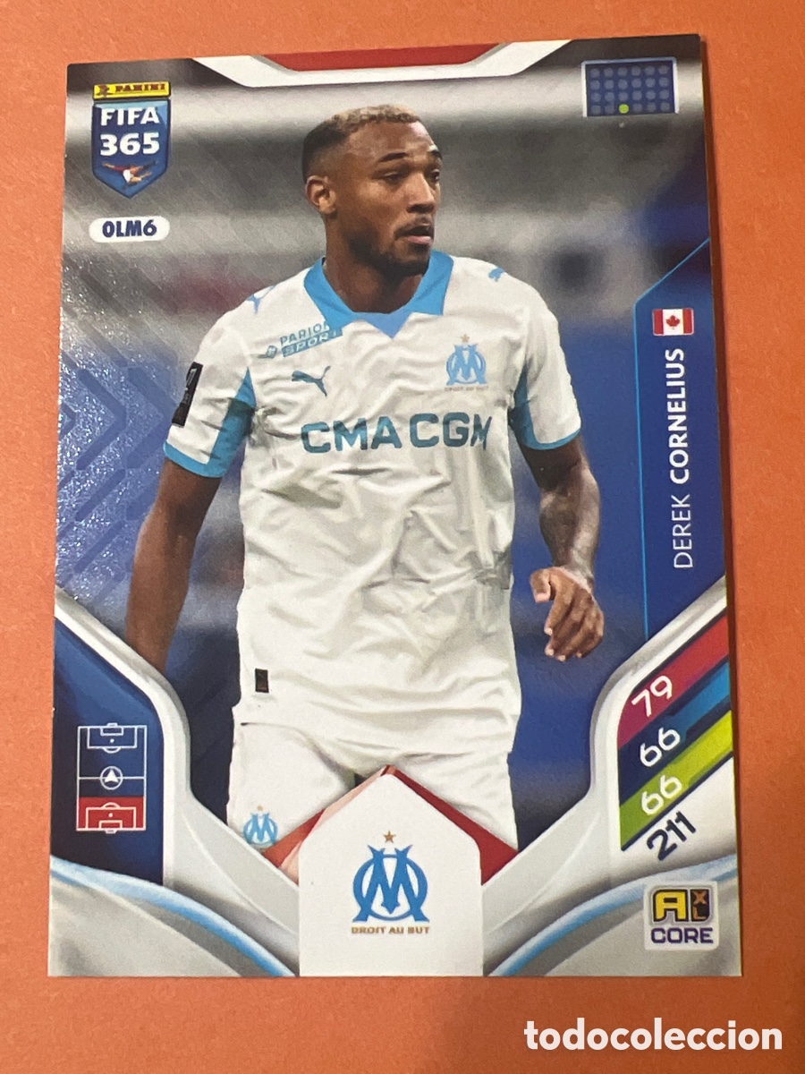 Cromos de f&uacute;tbol: E214. OLM6 DEREK CORNELIUS (OLYMPIQUE MARSELLA) PANINI ADRENALYN XL FIFA 365 2026 26