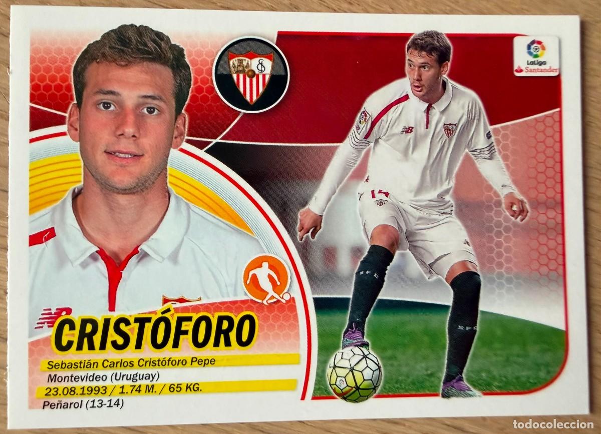 Cromos de f&uacute;tbol: 10B 10 B CRISTOFORO SEVILLA 16 17 2016 2017 LIGA SANTANDER COLECCIONES ESTE SIN PEGAR STICKER