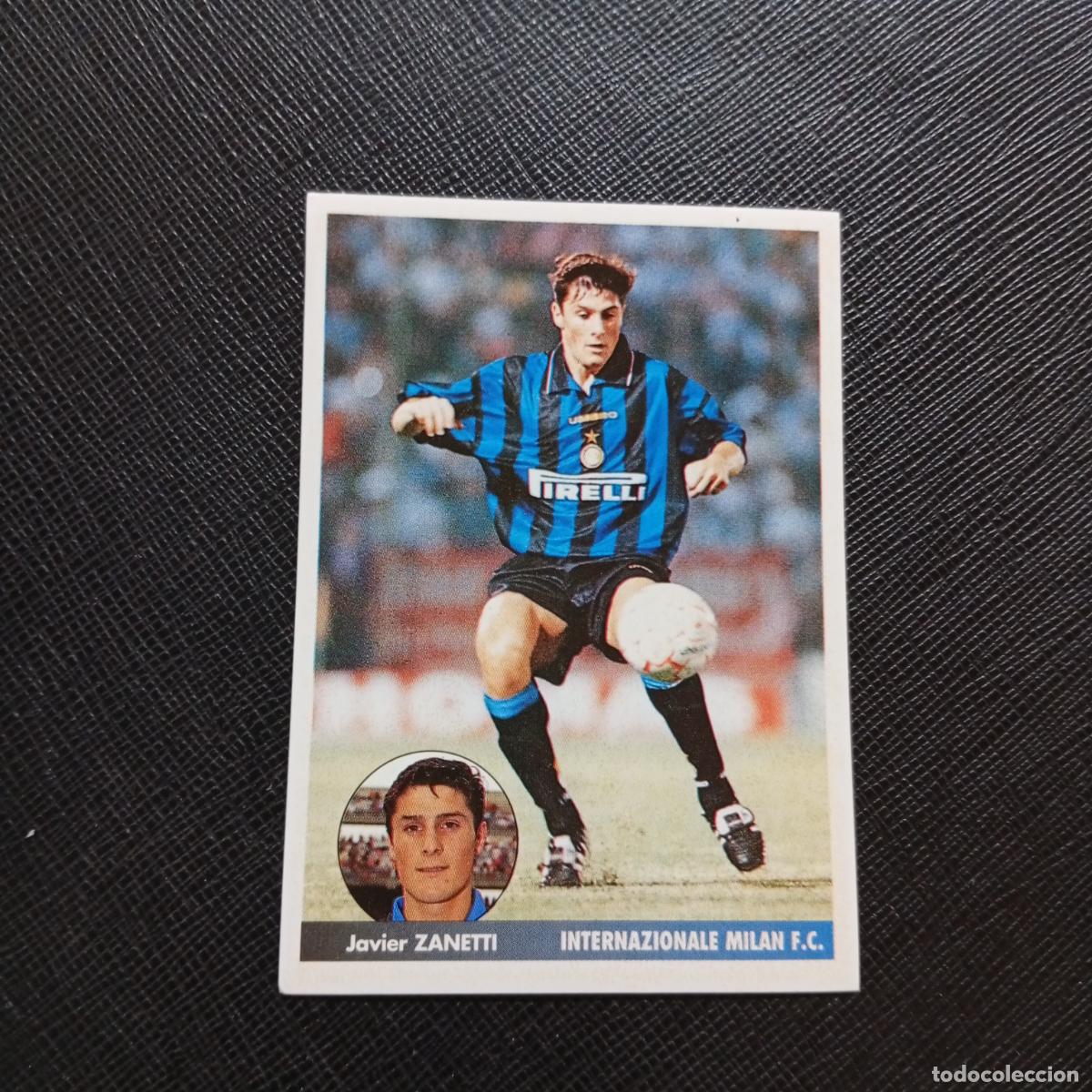 Cromos de f&uacute;tbol: 124 ZANETTI INTER MILAN PANINI 1996 1997 LOS MEJORES EQUIPOS DE EUROPA 96 97 SIN PEGAR - A62 PG64