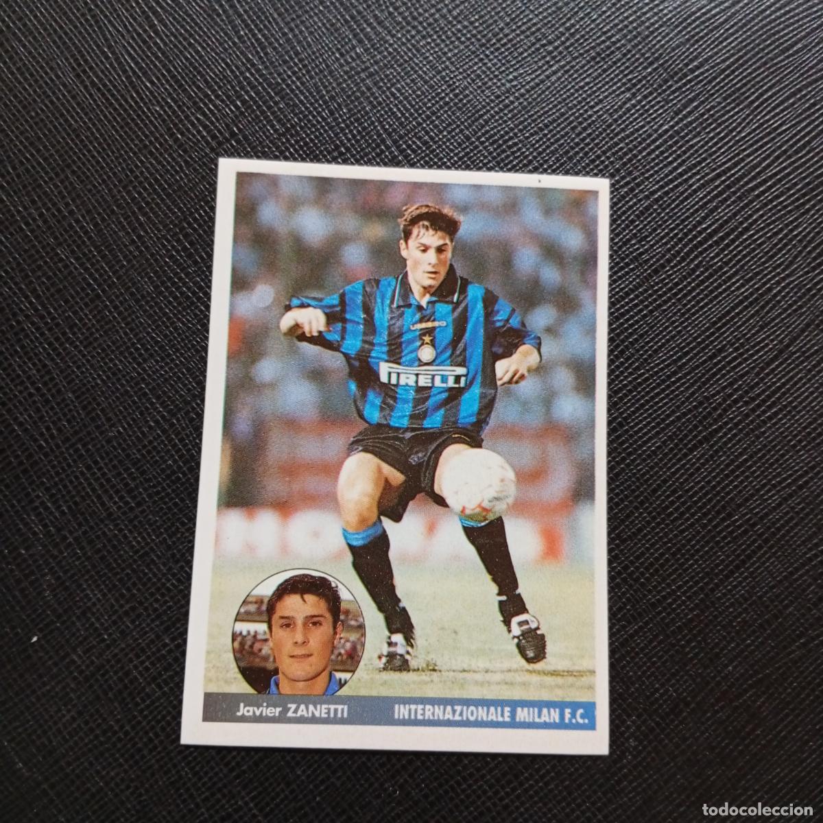 Cromos de f&uacute;tbol: 124 ZANETTI INTER MILAN PANINI 1996 1997 LOS MEJORES EQUIPOS DE EUROPA 96 97 SIN PEGAR - A62 PG64 B