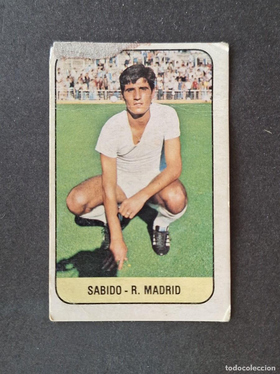 Cromos de f&uacute;tbol: L3 SABIDO REAL MADRID LIGA ESTE 1978 1979 78 79 DESPEGADO RECUPERADO