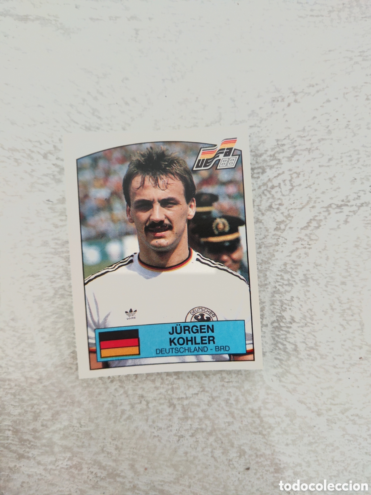 Fu&szlig;ball-Sticker: Panini euro 88 sin pegar 54 Alemania RFA Kohler