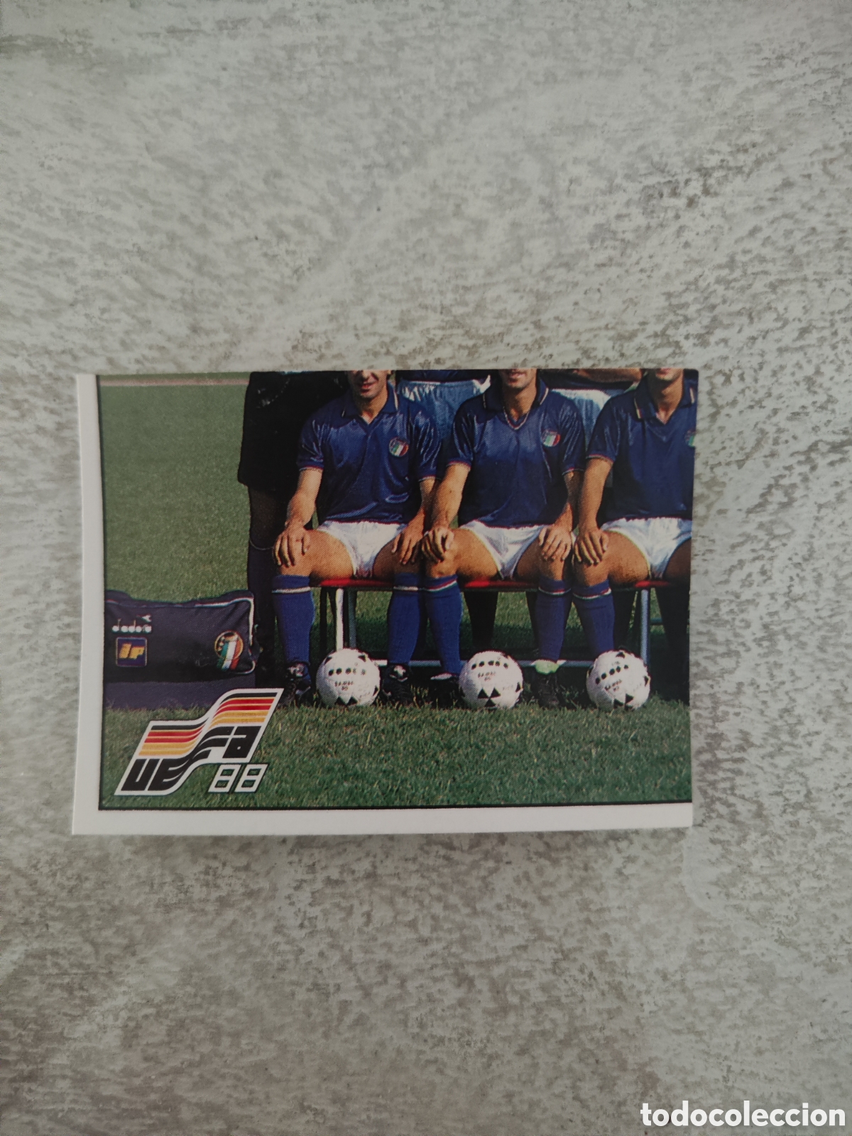 Fu&szlig;ball-Sticker: Panini euro 88 sin pegar 74 Italia alineaci&oacute;n