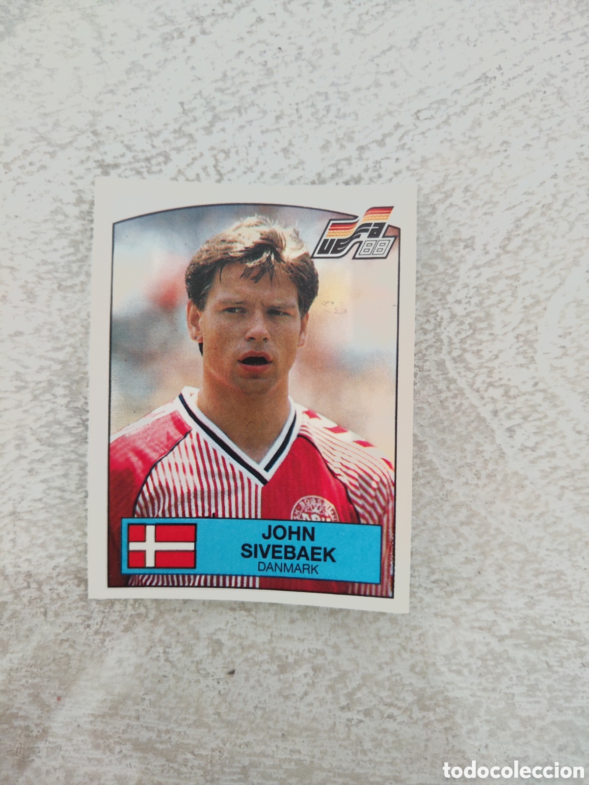 Fu&szlig;ball-Sticker: Panini euro 88 sin pegar 108 Dinamarca Sivebaek
