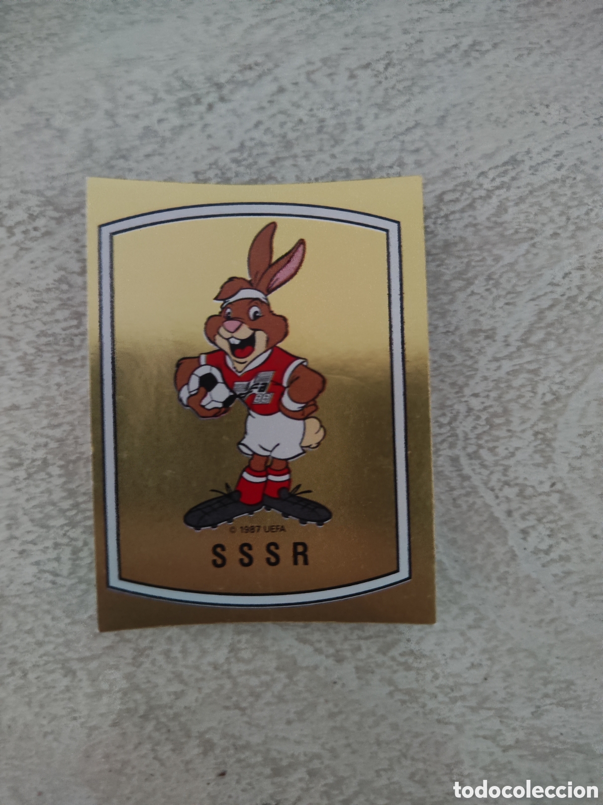 Cromos de Futebol: Panini euro 88 sin pegar 238 URSS mascota Berni