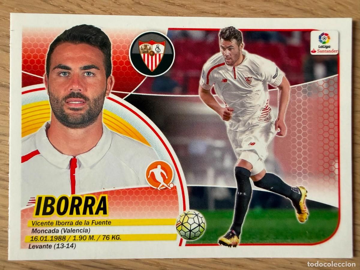 Cromos de f&uacute;tbol: 12 IBORRA SEVILLA 16 17 2016 2017 LIGA SANTANDER COLECCIONES ESTE SIN PEGAR STICKER