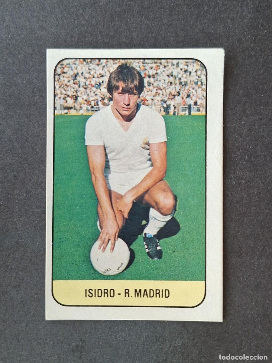 Cromos de f&uacute;tbol: L3 ISIDRO REAL MADRID LIGA ESTE 1978 1979 78 79 DESPEGADO RECUPERADO