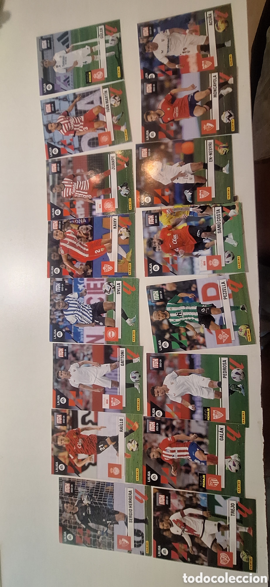 Cromos de f&uacute;tbol: Lote de 17 cartas de varios equipos