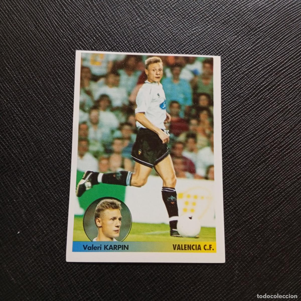 Cromos de f&uacute;tbol: 291 KARPIN VALENCIA PANINI 1996 1997 LOS MEJORES EQUIPOS DE EUROPA 96 97 - SIN PEGAR - A62 PG73