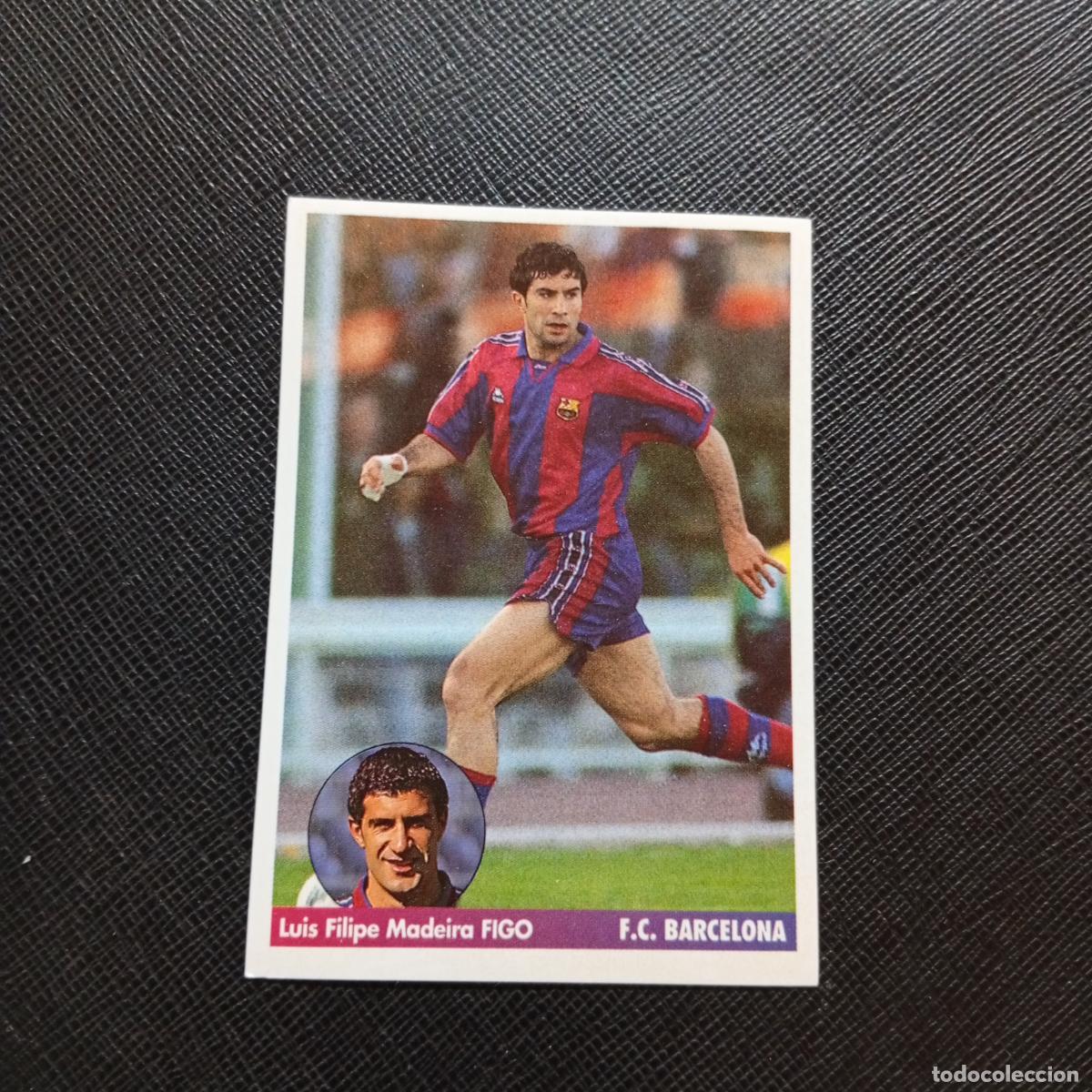 Cromos de f&uacute;tbol: 46 FIGO BARCELONA PANINI 1996 1997 LOS MEJORES EQUIPOS DE EUROPA 96 97 - SIN PEGAR - A62 PG82