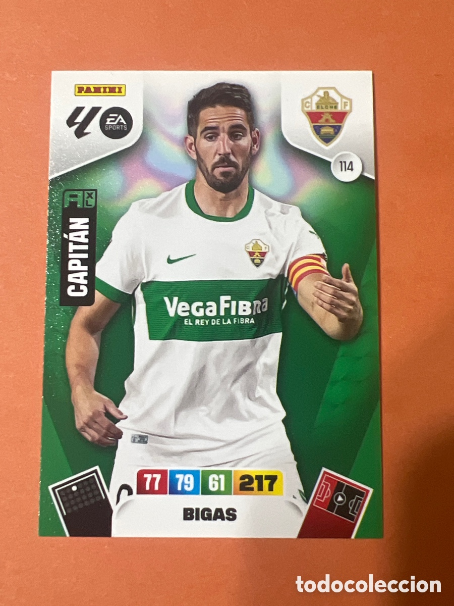 Cromos de f&uacute;tbol: E263. CARD ADRENALYN XL PANINI 2025-2026 25 26 REGULAR BIGAS ELCHE 114