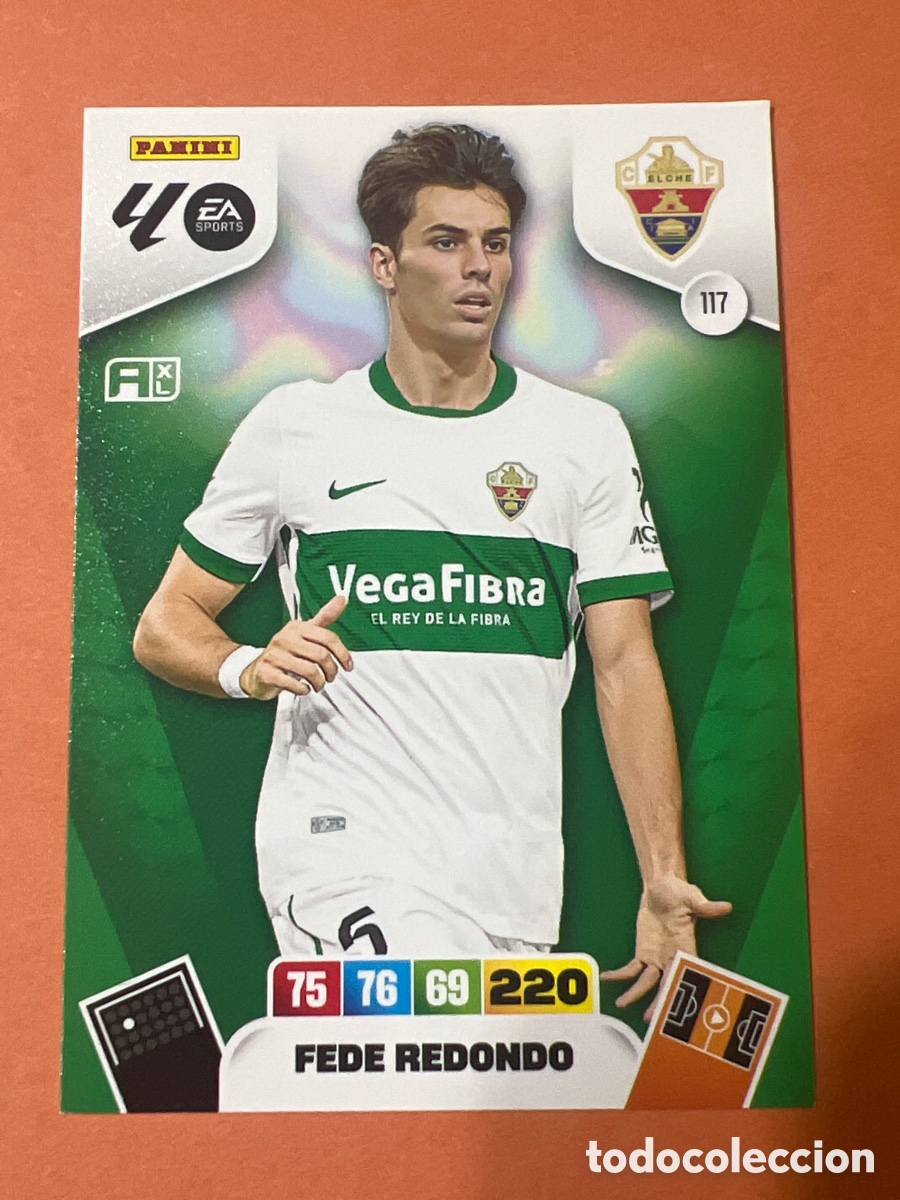 Cromos de f&uacute;tbol: E269. CARD ADRENALYN XL PANINI 2025-2026 25 26 REGULAR FEDE REDONDO ELCHE 117