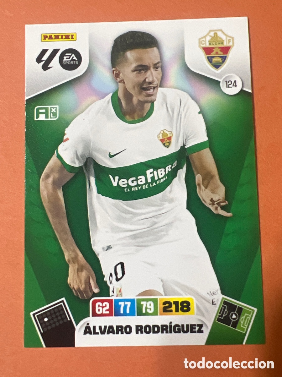 Cromos de f&uacute;tbol: E270. CARD ADRENALYN XL PANINI 2025-2026 25 26 REGULAR ALVARO RODRIGUEZ ELCHE 124