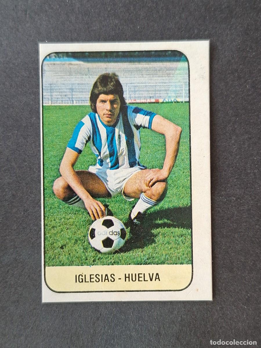 Cromos de f&uacute;tbol: L3 IGLESIAS RECREATIVO DE HUELVA LIGA ESTE 1978 1979 78 79 DESPEGADO RECUPERADO