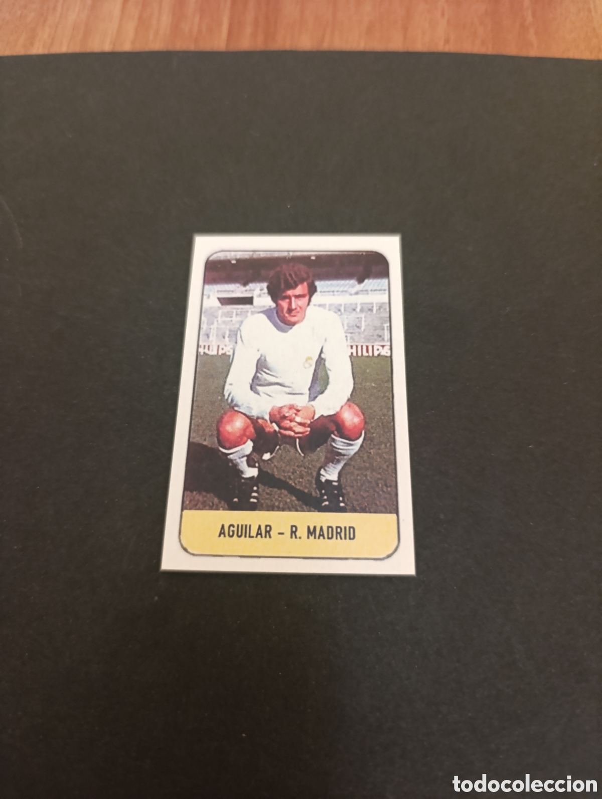 Cromos de f&uacute;tbol: Cromo Aguilar Real Madrid Liga Este 78 79, ampliaci&oacute;n de la colecci&oacute;n.