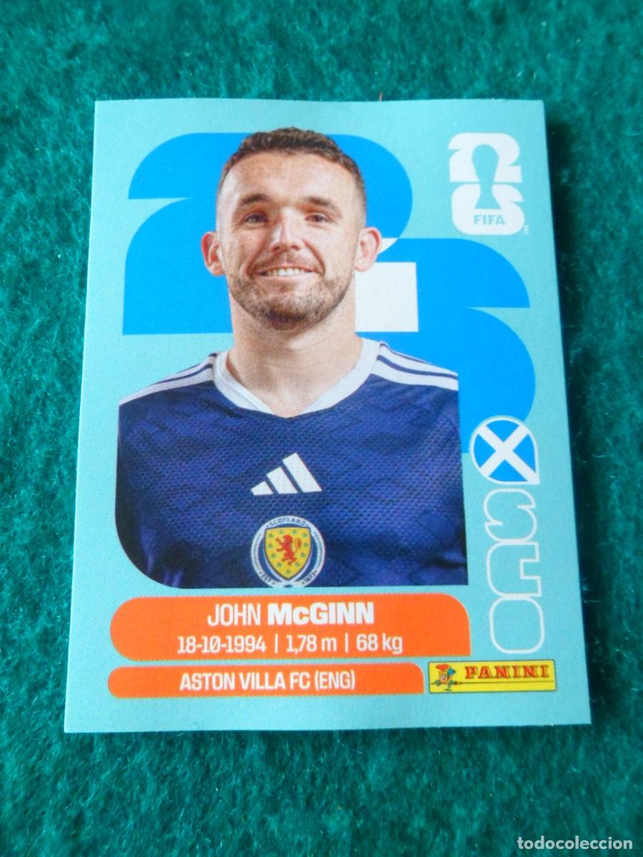 Cromos de f&uacute;tbol: CROMO FIFA WORLD CUP 2026. PANINI. JOHN McGINN. SCO 17