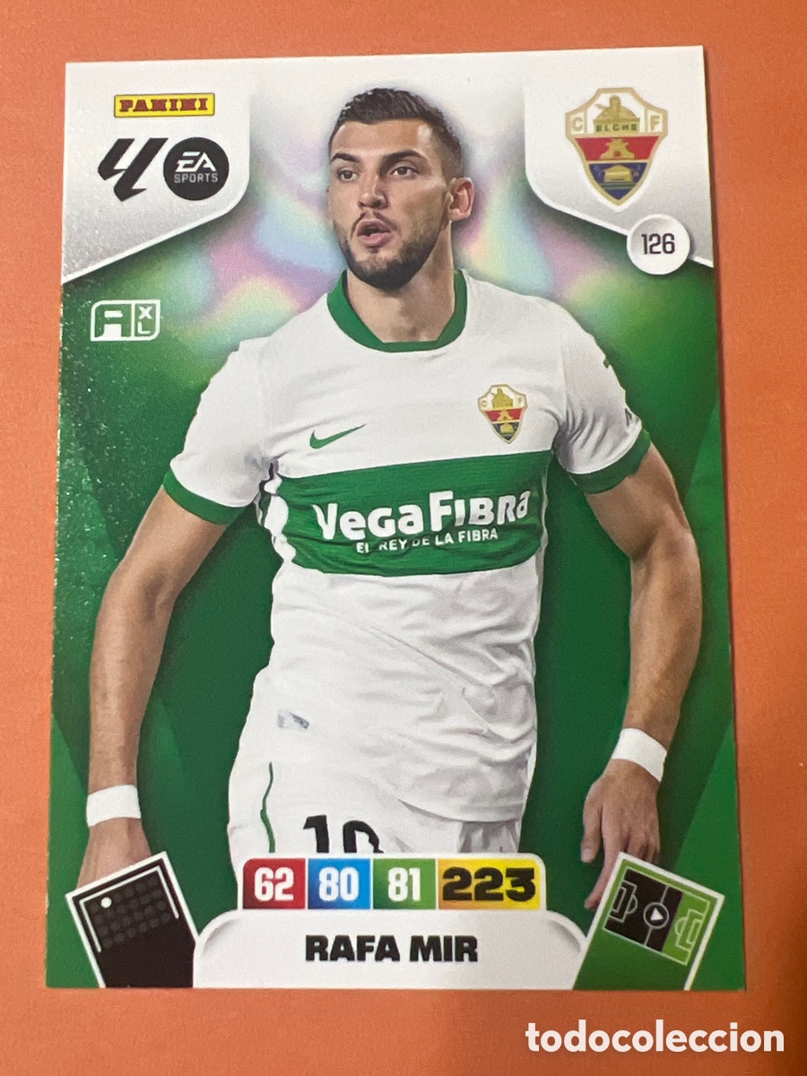 Cromos de f&uacute;tbol: E274. PANINI ADRENALYN - LIGA 2025-26 (25 - 26) - N&ordm; 126 - RAFA MIR - ELCHE