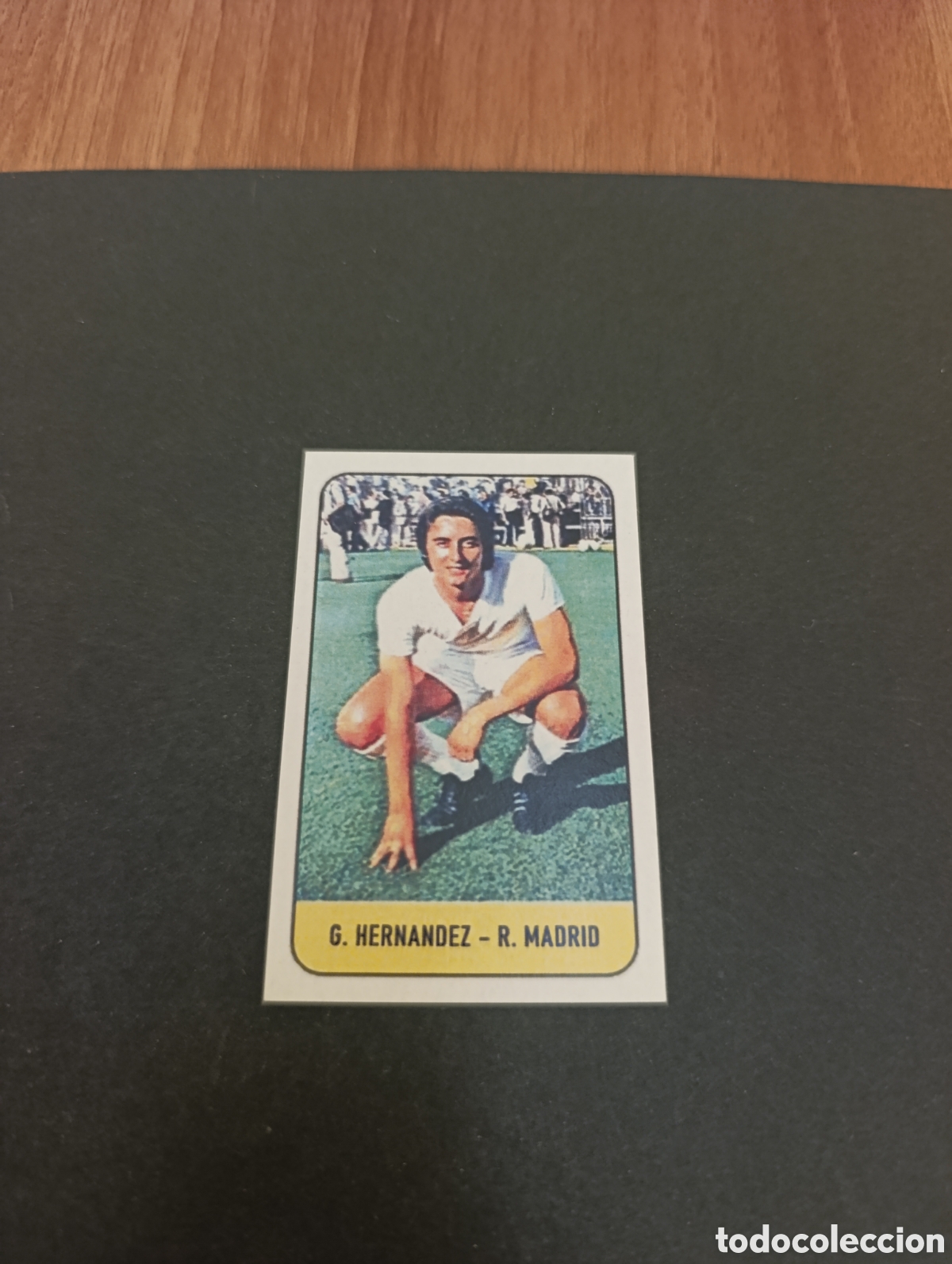 Cromos de f&uacute;tbol: Cromo Garc&iacute;a Hern&aacute;ndez Real Madrid Liga Este 78 79, ampliaci&oacute;n de la colecci&oacute;n.
