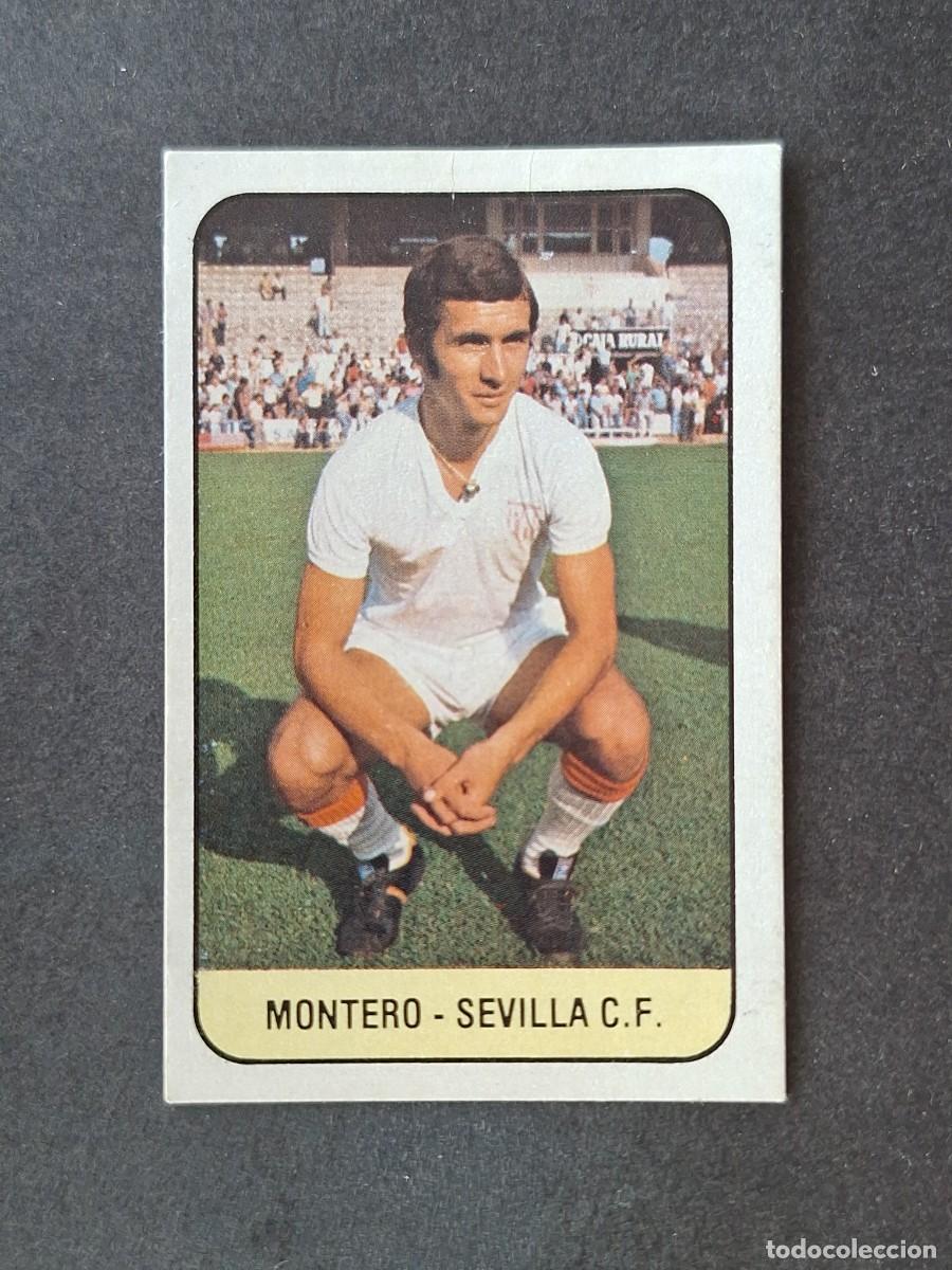 Cromos de f&uacute;tbol: L3 MONTERO SEVILLA C. F. LIGA ESTE 1978 1979 78 79 DESPEGADO RECUPERADO
