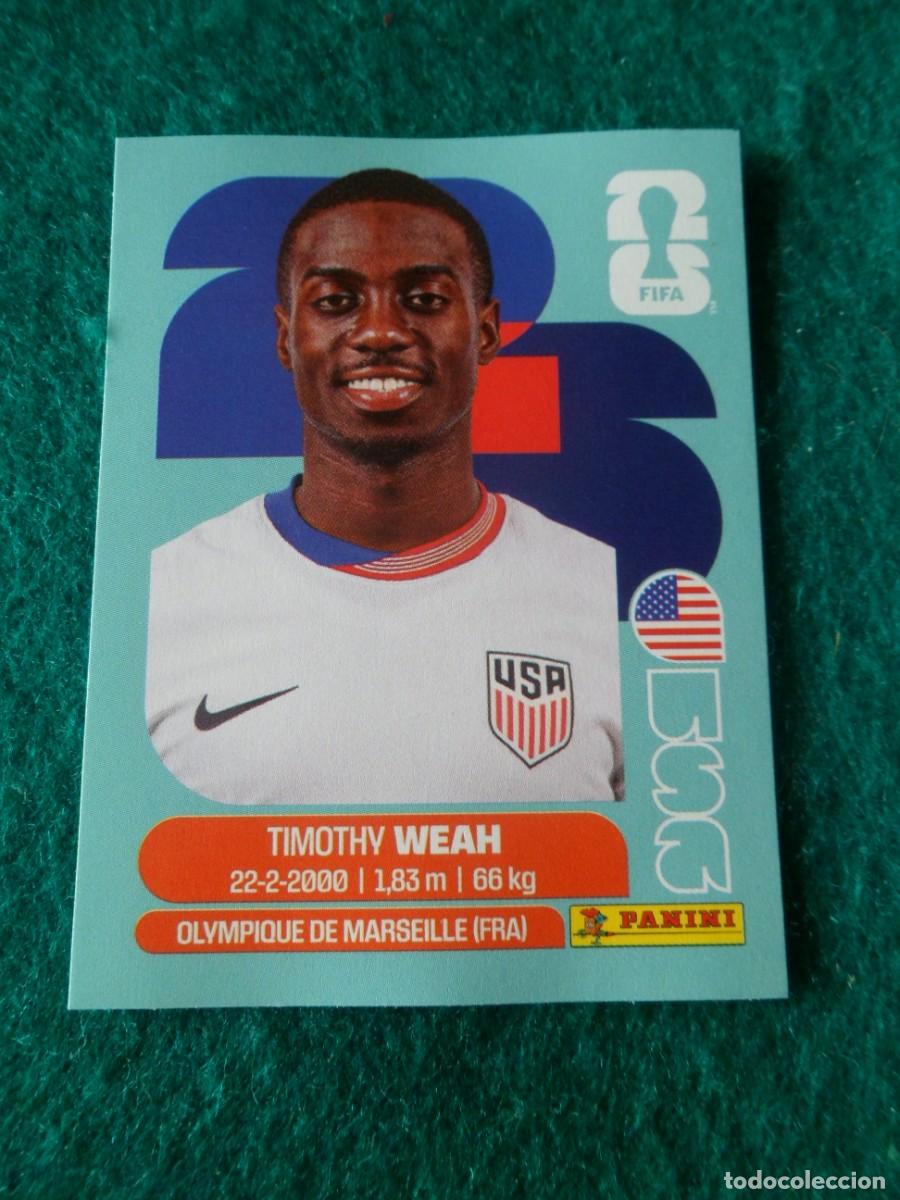 Figurine di Calcio: CROMO FIFA WORLD CUP 2026. PANINI. TIMOTHY WEAH. USA 12
