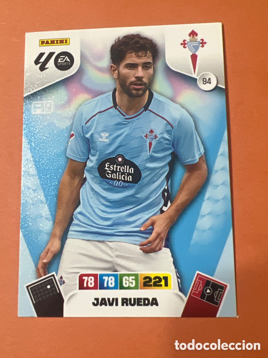 Figurine di Calcio: E277. CARD ADRENALYN XL PANINI 2025-2026 25 26 REGULAR JAVI RUEDA CELTA 94