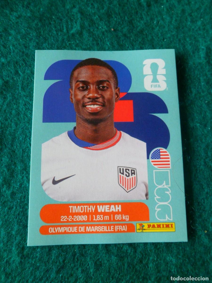 Figurine di Calcio: CROMO FIFA WORLD CUP 2026. PANINI. TIMOTHY WEAH. USA 12