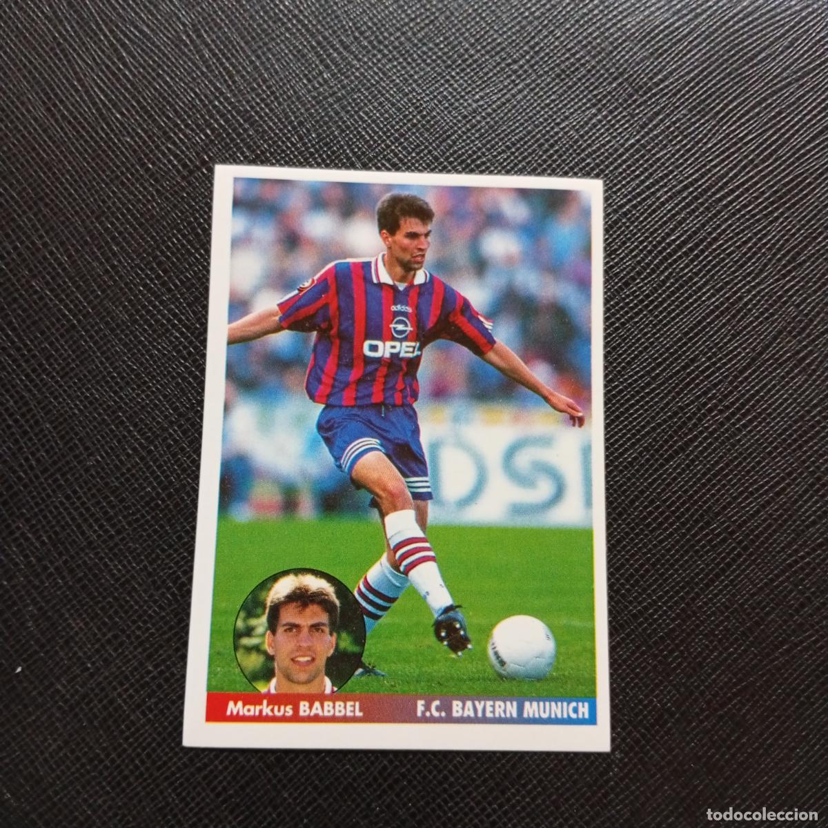 Football Stickers: 55 BABBEL BAYERN MUNICH PANINI 1996 1997 LOS MEJORES EQUIPOS DE EUROPA 96 97 - SIN PEGAR A62 PG82