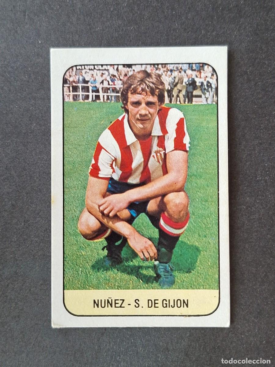 Cromos de f&uacute;tbol: L3 NU&Ntilde;EZ SPORTING DE GIJON LIGA ESTE 1978 1979 78 79 DESPEGADO RECUPERADO