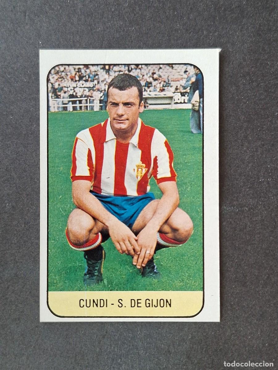 Cromos de f&uacute;tbol: L3 CUNDI SPORTING DE GIJON LIGA ESTE 1978 1979 78 79 DESPEGADO RECUPERADO