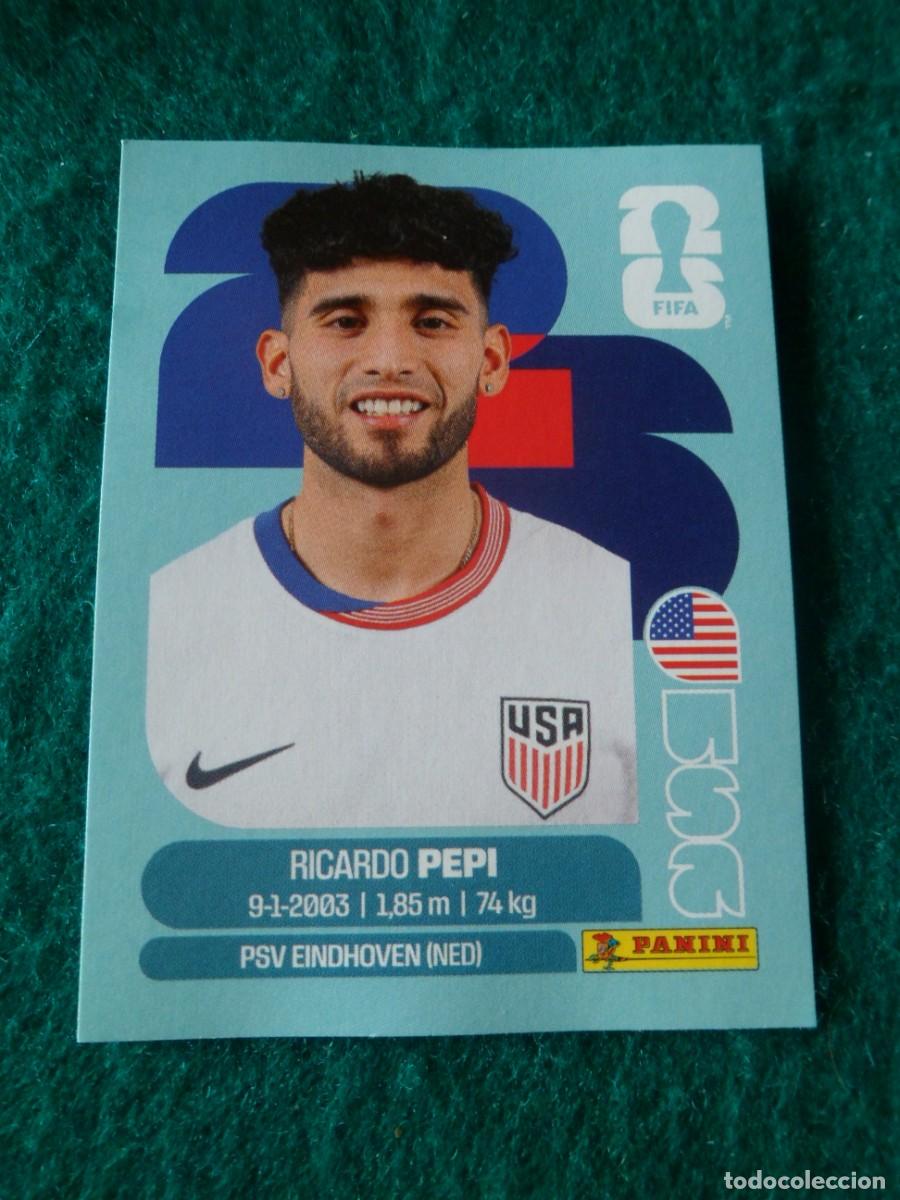 Cromos de f&uacute;tbol: CROMO FIFA WORLD CUP 2026. PANINI. RICARDO PEPI. USA 18