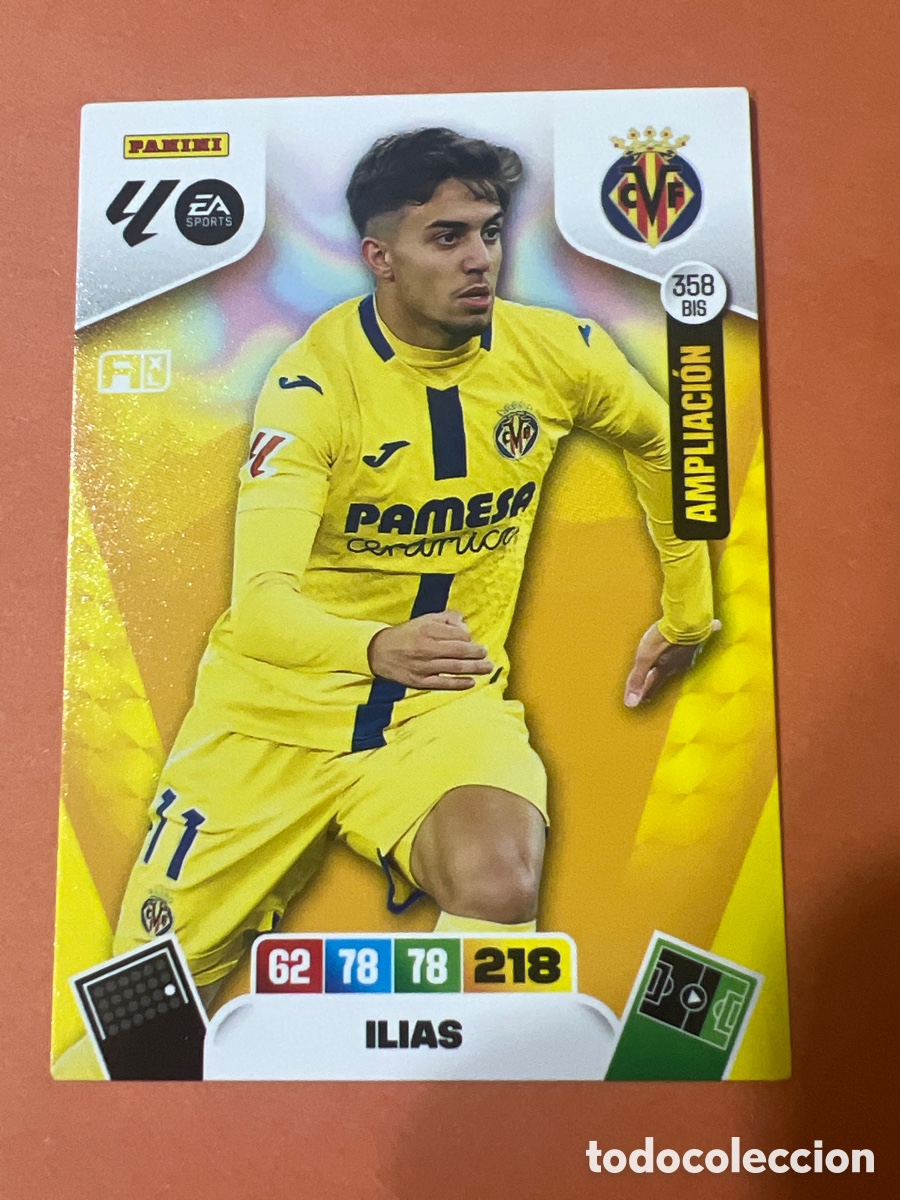 Cromos de f&uacute;tbol: E282. CARD ADRENALYN TEMPORADA 25/26: AMPLIACI&Oacute;N ILIAS, N&deg; 358 BIS