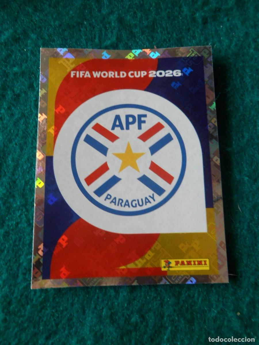 Cromos de f&uacute;tbol: CROMO FIFA WORLD CUP 2026. PANINI. LOGO PARAGUAY. PAR 1