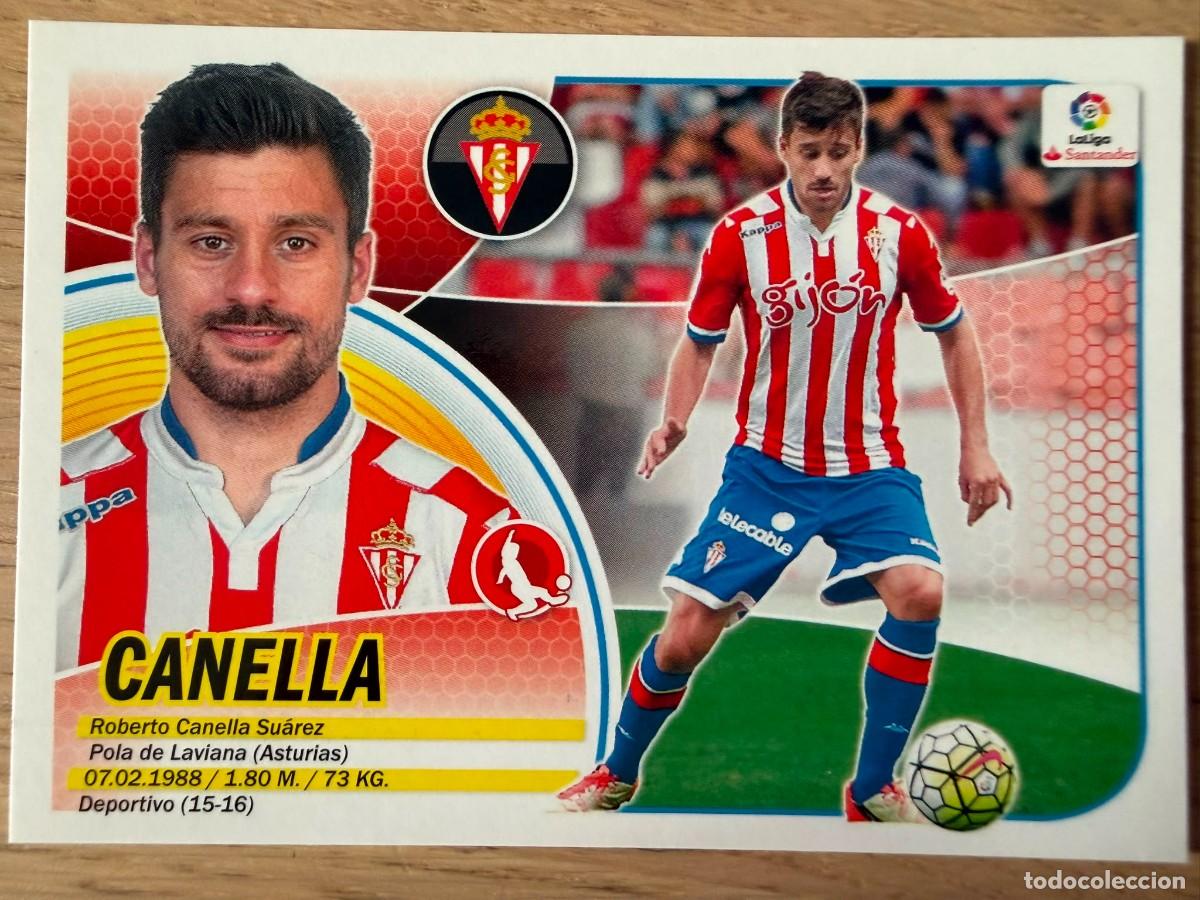 Cromos de f&uacute;tbol: 7B 7 B CANELLA SPORTING GIJON 16 17 2016 2017 LIGA SANTANDER COLECCIONES ESTE SIN PEGAR STICKER