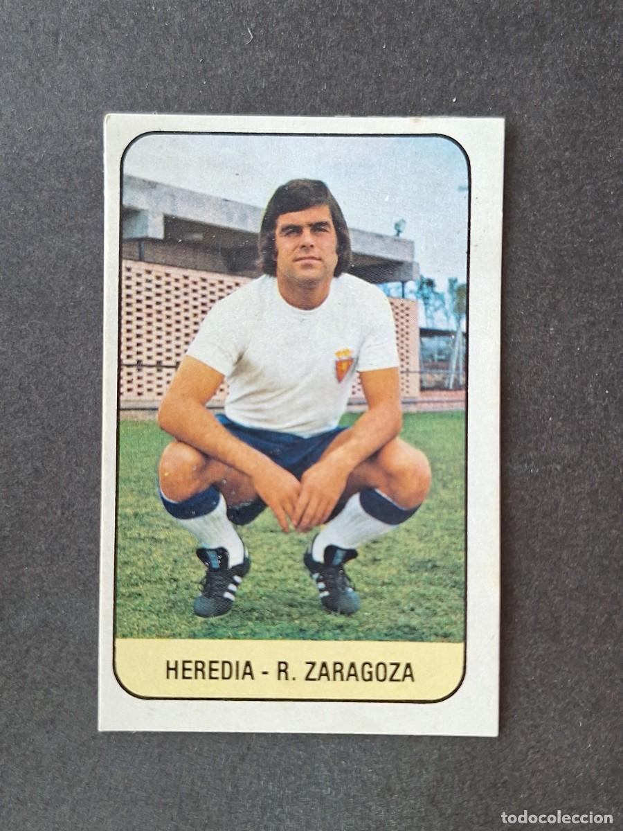 Cromos de f&uacute;tbol: L3 HEREDIA REAL ZARAGOZA LIGA ESTE 1978 1979 78 79 DESPEGADO RECUPERADO