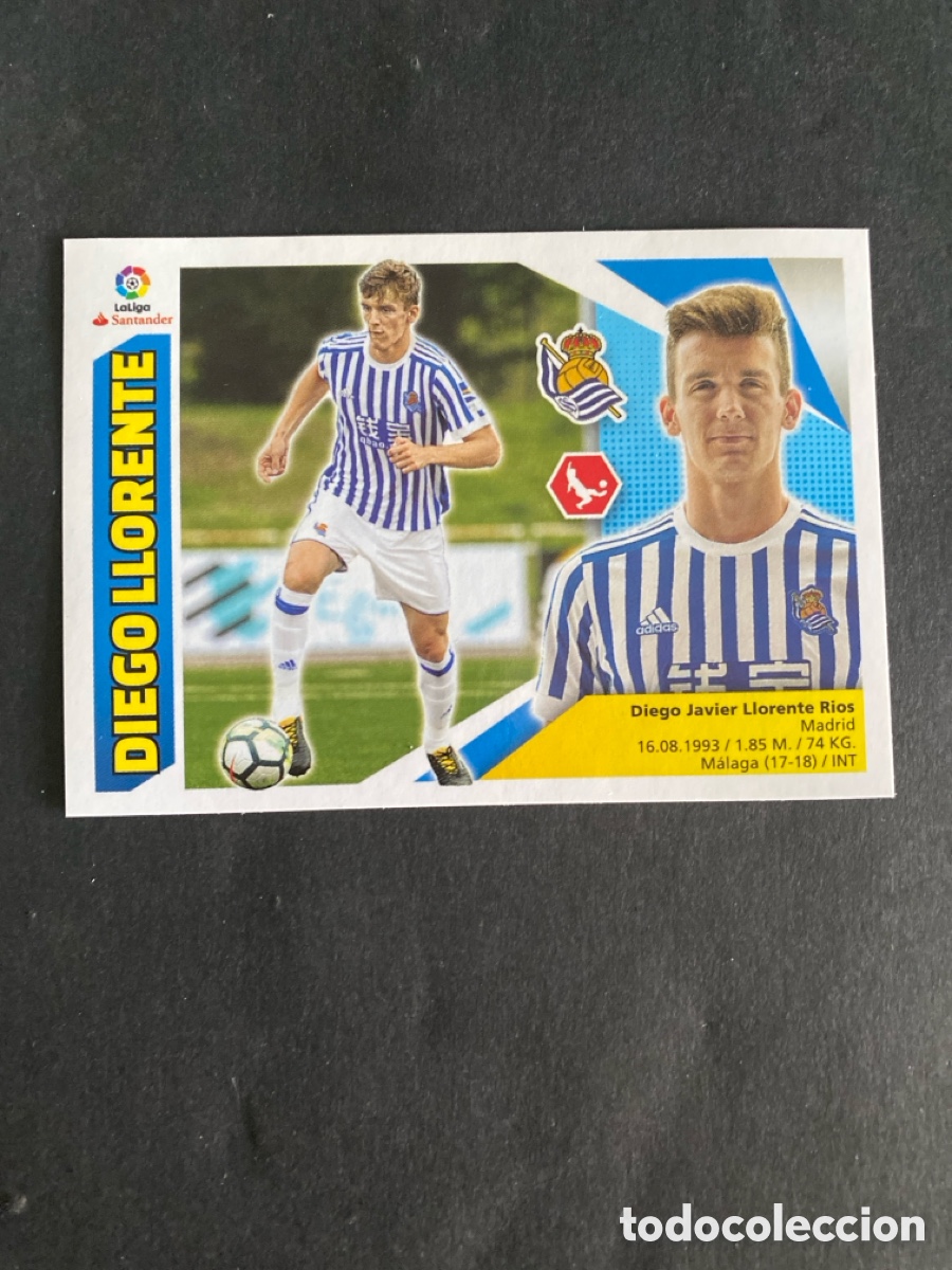 Cromos de f&uacute;tbol: Cromo liga 17/18 &Uacute;ltimos fichajes N* 7