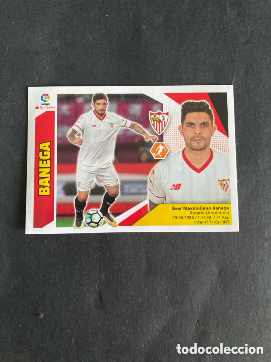 Cromos de f&uacute;tbol: Cromo liga 17/18 &Uacute;ltimos fichajes N*8