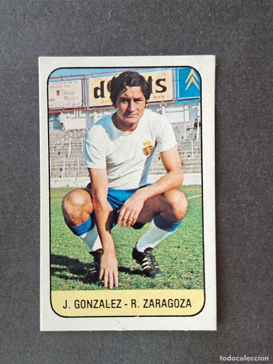 Cromos de f&uacute;tbol: L3 JOSE GONZALEZ REAL ZARAGOZA LIGA ESTE 1978 1979 78 79 DESPEGADO RECUPERADO