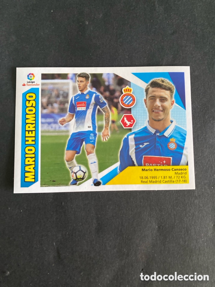 Cromos de f&uacute;tbol: Cromo liga 17/18 &Uacute;ltimos fichajes N*9