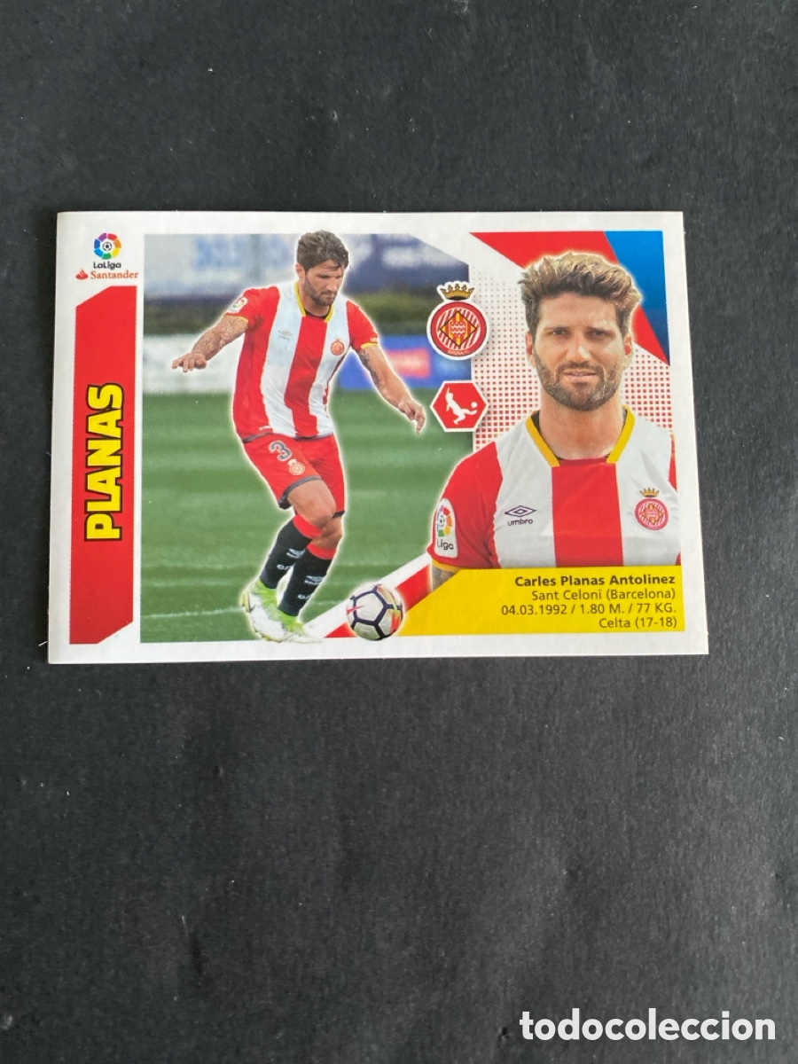 Cromos de f&uacute;tbol: Cromo liga 17/18 &Uacute;ltimos fichajes N* 11