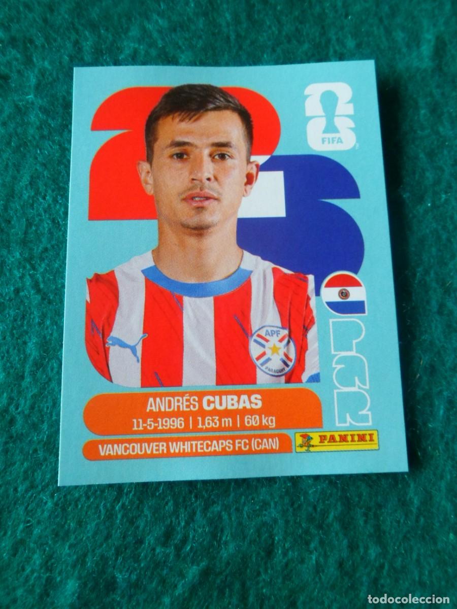 Figurine di Calcio: CROMO FIFA WORLD CUP 2026. PANINI. ANDR&Eacute;S CUBAS. PAR 12