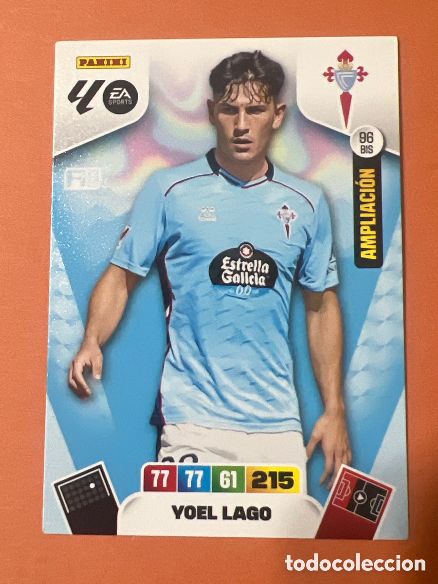 Cromos de f&uacute;tbol: E296. CARD ADRENALYN TEMPORADA 25/26: ACTUALIZACI&Oacute;N YOEL LAGO, N&deg; 96 BIS