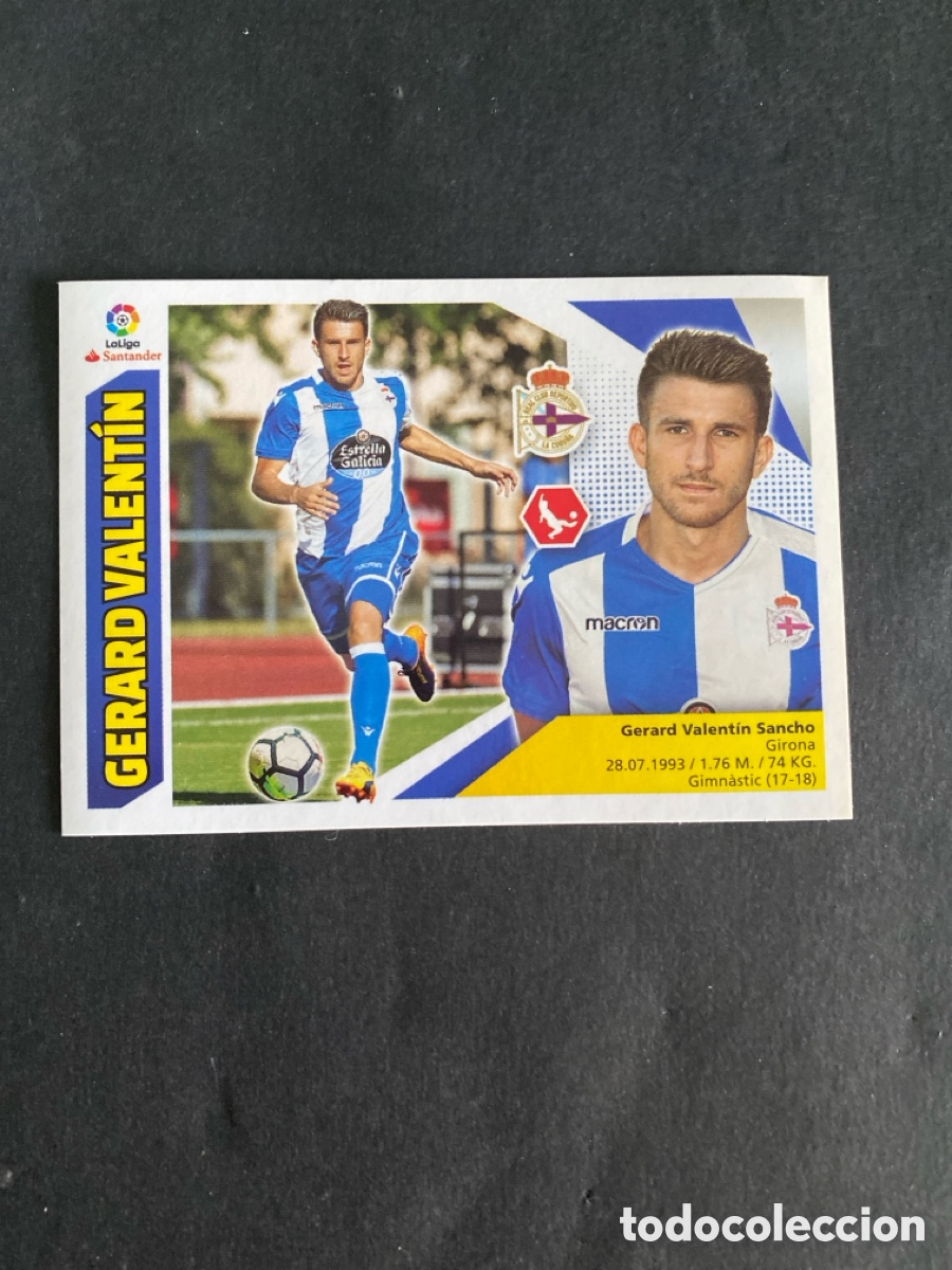 Cromos de f&uacute;tbol: Cromo liga 17/18 &Uacute;ltimos fichajes N* 12