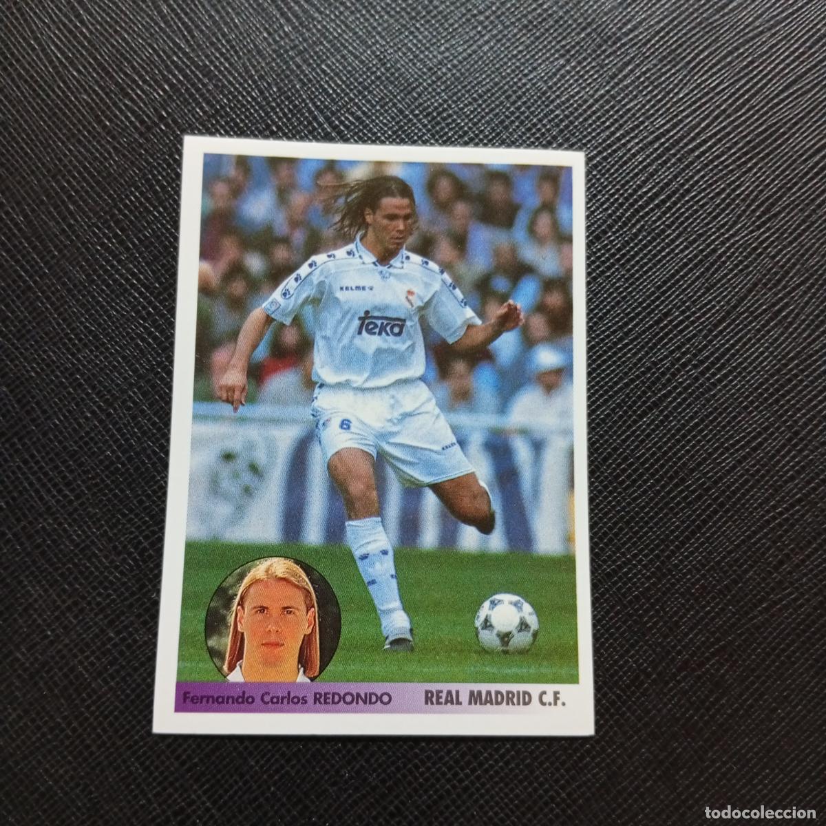 Cromos de f&uacute;tbol: 230 REDONDO REAL MADRID PANINI 1996 1997 LOS MEJORES EQUIPOS DE EUROPA 96 97 - SIN PEGAR A62 PG109