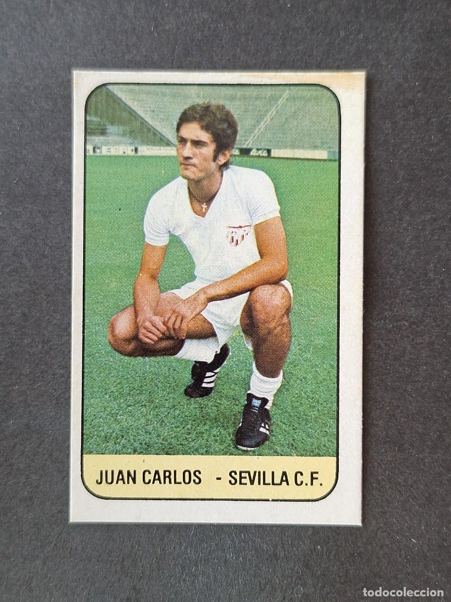 Cromos de f&uacute;tbol: L3 JUAN CARLOS SEVILLA C. F. FICHAJE 1 LIGA ESTE 1978 1979 78 79 DESPEGADO RECUPERADO