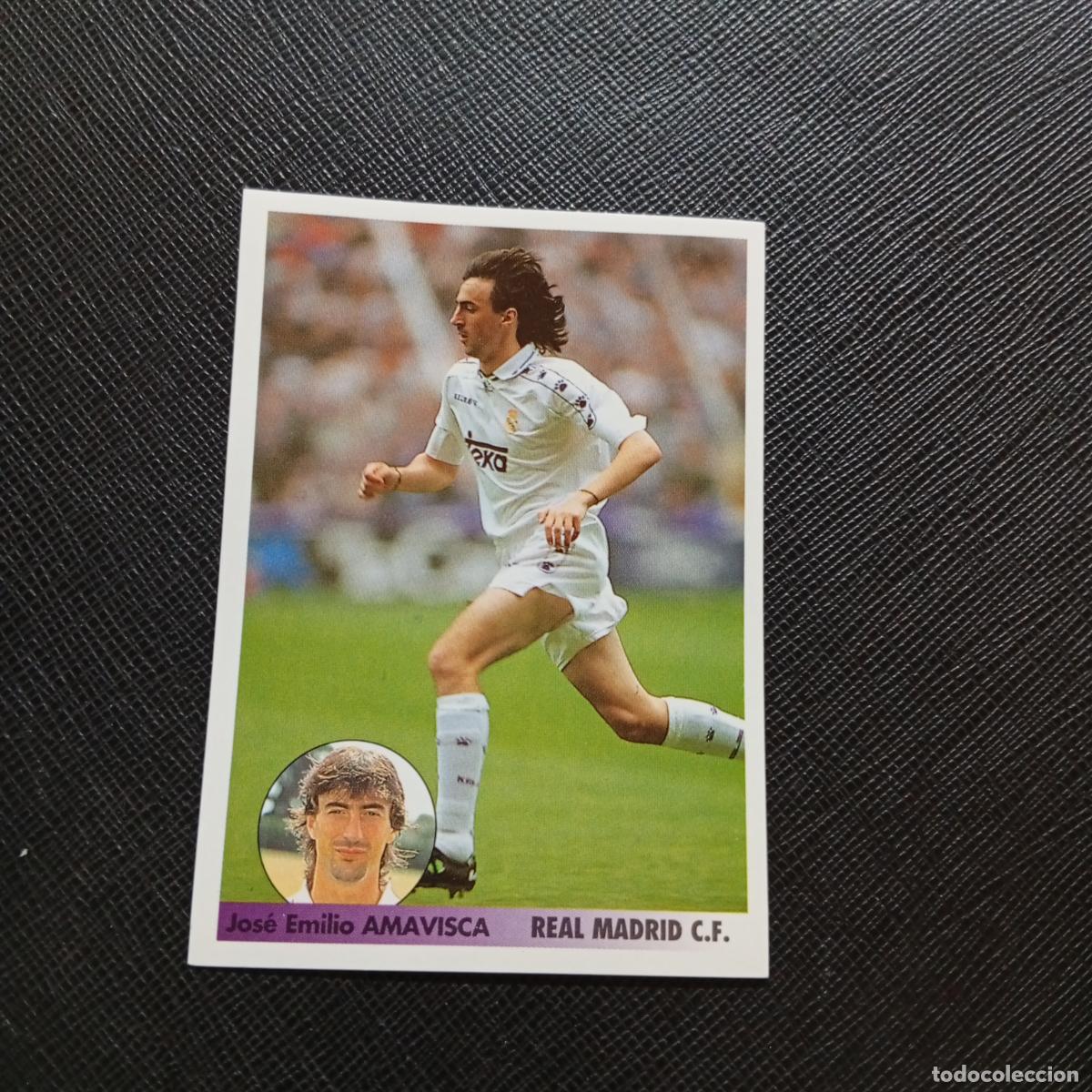 Cromos de f&uacute;tbol: 231 AMAVISCA REAL MADRID PANINI 1996 1997 LOS MEJORES EQUIPOS DE EUROPA 96 97 - SIN PEGAR A62 PG109